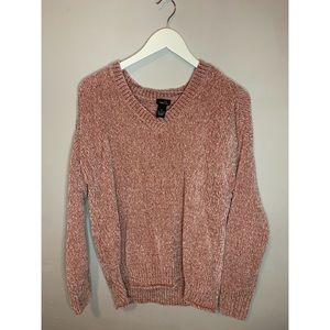 Pink knit sweater